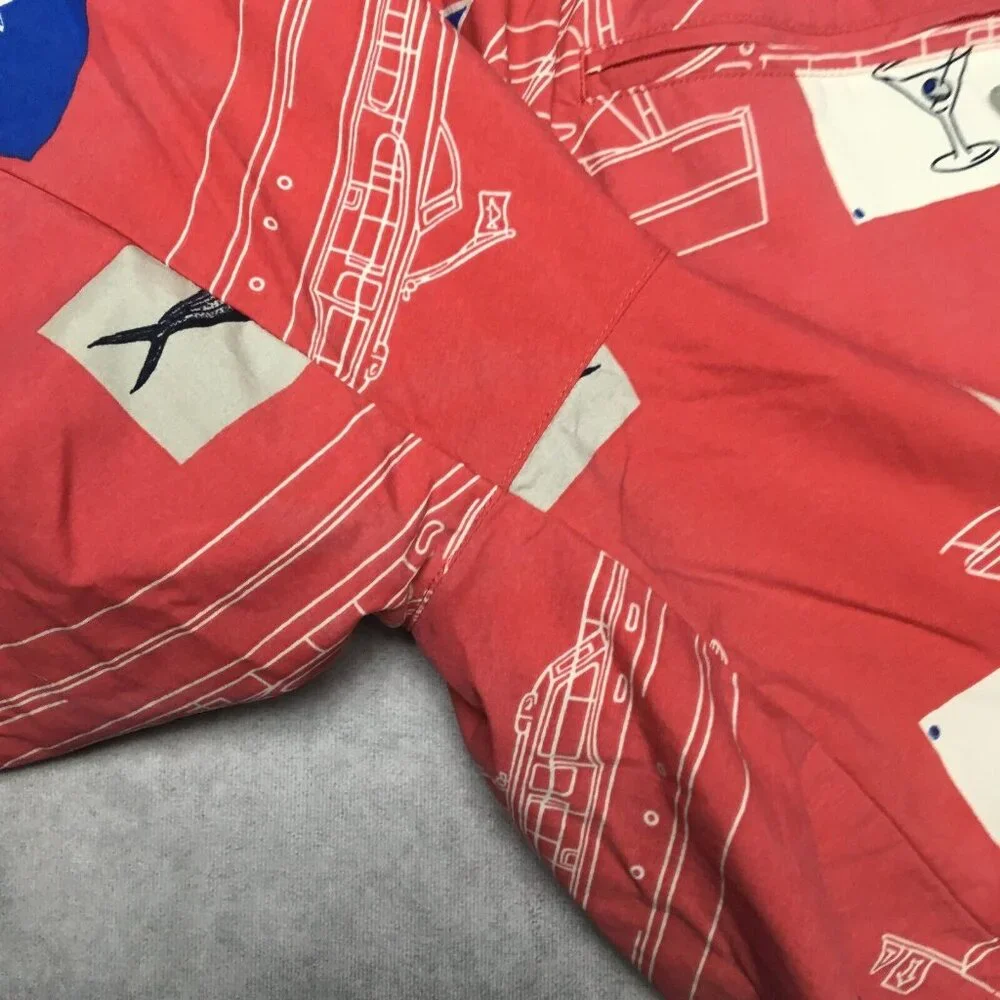 Columbia PFG Mens Swim Trunks size Large Pink Shorts Inner Briefs‎ Pockets Omni